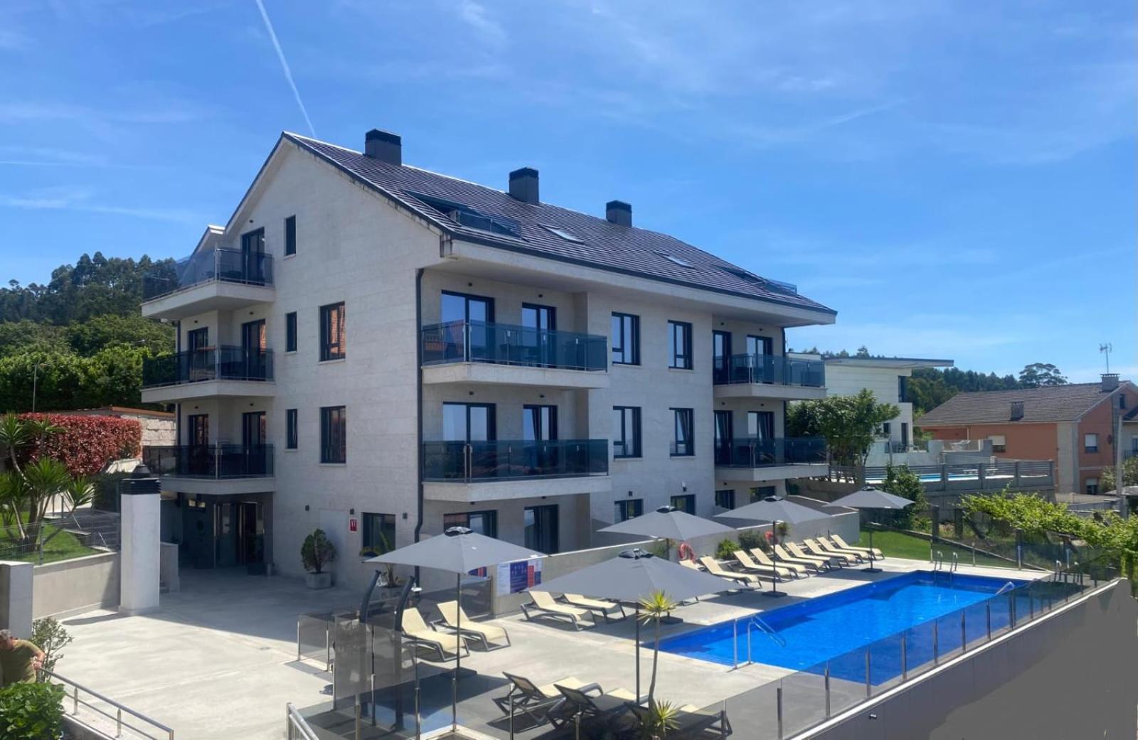 Apartamentos Onzamar Sanxenxo Kültér fotó